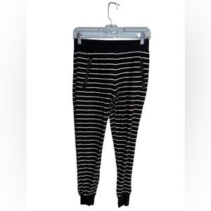 LA hearts Striped Black and White Bottoms